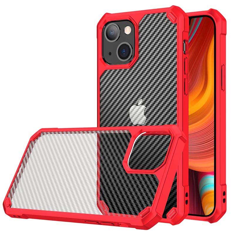 Coque Hybride Iphone Pro Antichoc Fibre De Carbone