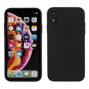 Coque iPhone XR en Silicone - Flexible et Mate - Noir