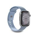 Bracelet en Silicone Puro Icon Apple Watch Séries Ultra 2/Ultra/9/8/SE (2022)/7/SE/6/5/4/3/2/1 - 49mm/45mm/44mm/42mm - Bleu Clair