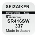 Seizaiken 337 SR416SW Pile à l'oxyde d'argent - 1.55V