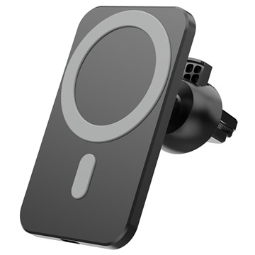 Chargeur Sans Fil Magnétique / Support Voiture pour Grille d\'Aération iPhone 12/13/14/15 SZDJ N16