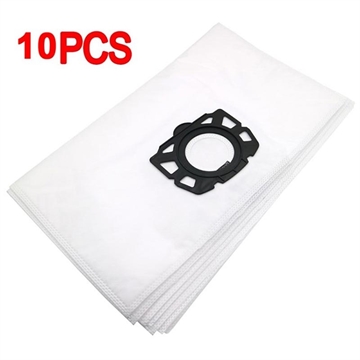 10 Pcs. Sacs d\'aspirateur jetables de remplacement pour Kärcher WD4/WD5/WD6