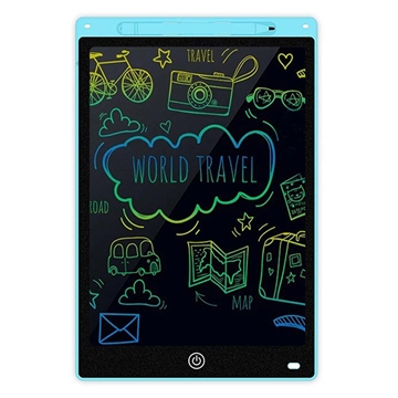 Tablette de dessin LCD 12" pour enfants - Bleu