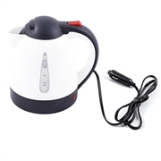 Bouilloire électrique portable 12V pour voiture, 1l - Blanche