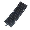 Chargeur solaire pliable à 4 panneaux de 16W avec ports USB-A/USB-C - Bleu