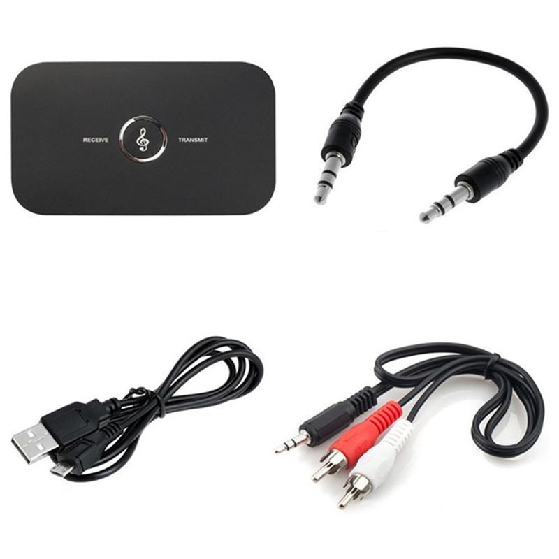 C28 Bluetooth 5.0 2-en-1 émetteur récepteur audio voiture maison récepteur  Bluetooth
