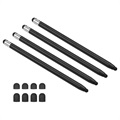 Stylet Capacitif Universel 2-en-1 - 4 Pièces