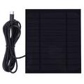Chargeur solaire USB-C 3.5W/5V avec câble de 3m pour appareils électroniques