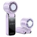 Mini-ventilateur de refroidissement 3-en-1 pour semi-conducteurs TEC avec écran LED - Violet