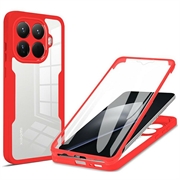 Coque Xiaomi 15T Pro - Série 360 Protection - Rouge / Claire