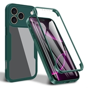 Coque iPhone 17 Pro Max - Série 360 Protection - Verte / Claire