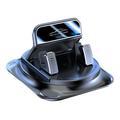 Support de téléphone pour voiture pivotant à 360° avec verrouillage automatique - Noir