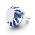 Bouton de réglage de puissance pour moulinet de pêche en alliage d'aluminium de 38mm, compatible avec DAIWA et SHIMANO - Argent / Bleu