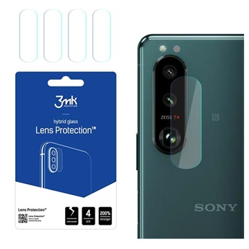 Protecteur d\'Objectif Sony Xperia 1 III en Verre Trempé 3MK Hybrid - 4 Pièces