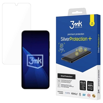 Protecteur d\'écran antimicrobien Samsung Galaxy S25+ 3MK SilverProtection+ - Clair