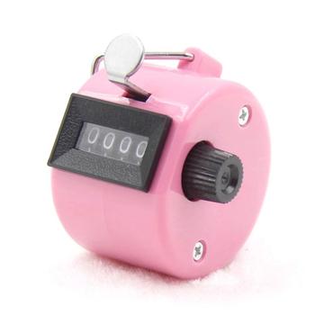 Compteur numérique portatif 4 chiffres - Rose