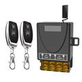 Récepteur relais sans fil RF 433MHz avec 2 télécommandes marche/arrêt pour 12-72V CC