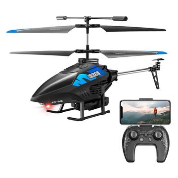 4DRC 4D-M6 Hélicoptère RC avec caméra HD et batteries rechargeables - Bleu