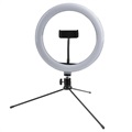 4smarts LoomiPod Mini Tripod Stand w/ LED Ring Light - 2800-7200 K