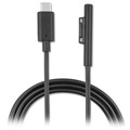 Câble de Charge USB-C 4smarts - Microsoft Surface Pro 6, 5, 4, 3, Surface Book - 1m