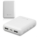 Batterie Externe 4smarts VoltHub Go - 10000mAh - 2 x USB - Blanc