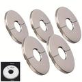 5 Pcs. Couvercle de bride à trou mural rond en acier inoxydable