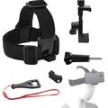 Kit d'accessoires pour caméra d'action 5 en 1 avec support pour téléphone