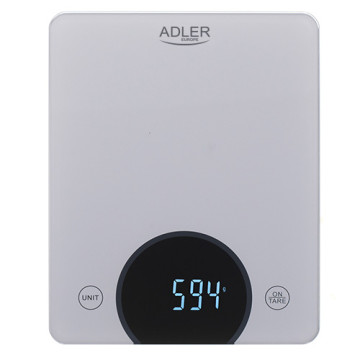 Adler AD 3173s Balance de cuisine - jusqu\'à 10kg - LED