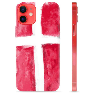 Coque iPhone 12 mini en TPU - Drapeau Danois