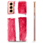 Coque Samsung Galaxy S21+ 5G en TPU - Drapeau Danois