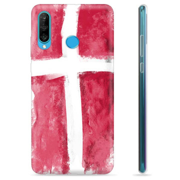 Coque Huawei P30 Lite en TPU - Drapeau Danois