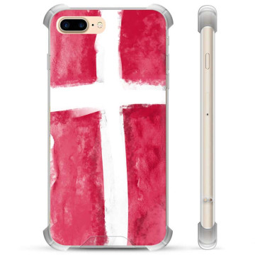 Coque Hybride iPhone 7 Plus / iPhone 8 Plus - Drapeau Danois