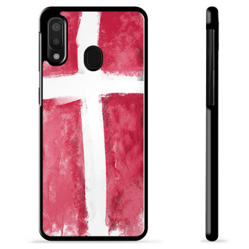 Coque de Protection pour Samsung Galaxy A20e - Drapeau Danois