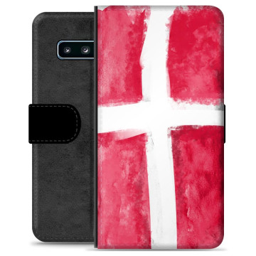 Étui Flip Premium Samsung Galaxy S10 - Drapeau Danois