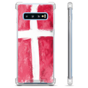 Coque Hybride Samsung Galaxy S10 - Drapeau Danois