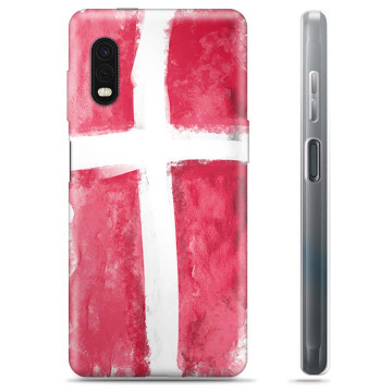 Coque Samsung Galaxy Xcover Pro en TPU - Drapeau Danois