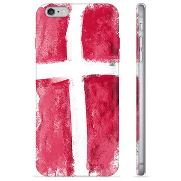 Coque iPhone 6 Plus / 6S Plus en TPU - Drapeau Danois