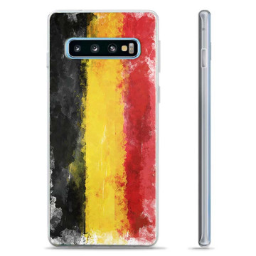 Coque Samsung Galaxy S10+ en TPU - Drapeau Allemand