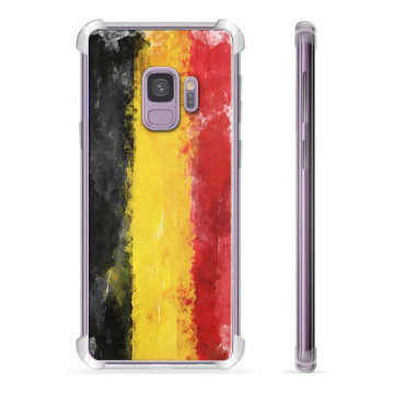 Coque Hybride Samsung Galaxy S9 - Drapeau Allemand