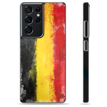 Coque de Protection pour Samsung Galaxy S21 Ultra 5G - Drapeau Allemand