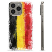 Coque iPhone 15 Pro Max en TPU - Drapeau Allemand