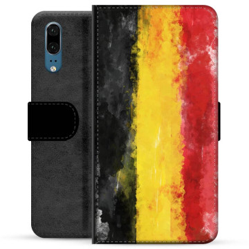 Étui Portefeuille Premium Huawei P20 - Drapeau Allemand