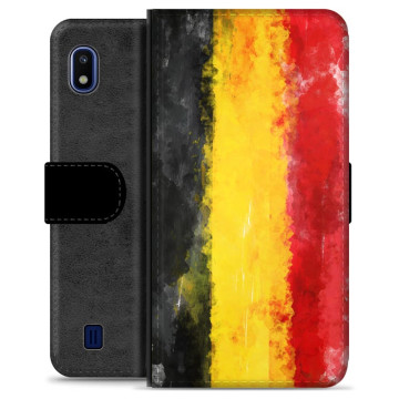 Étui Portefeuille Premium Samsung Galaxy A10 - Drapeau Allemand