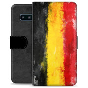 Étui Portefeuille Premium Samsung Galaxy S10 - Drapeau Allemand