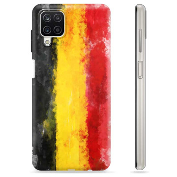 Coque Samsung Galaxy A12 en TPU - Drapeau Allemand