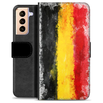 Étui Portefeuille Premium Samsung Galaxy S21+ 5G - Drapeau Allemand