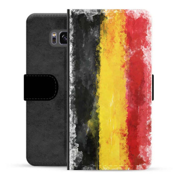 Étui Flip Premium Samsung Galaxy S8+ - Drapeau Allemand