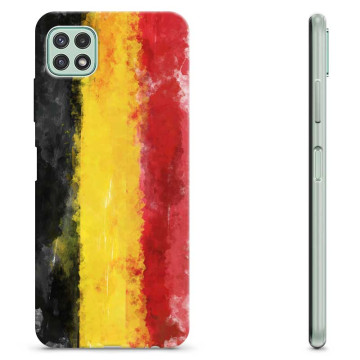 Coque Samsung Galaxy A22 5G en TPU - Drapeau Allemand