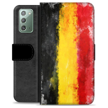 Étui Portefeuille Premium Samsung Galaxy Note20 - Drapeau Allemand