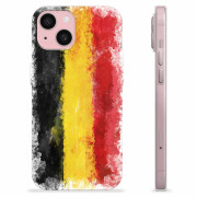 Coque iPhone 15 en TPU - Drapeau Allemand